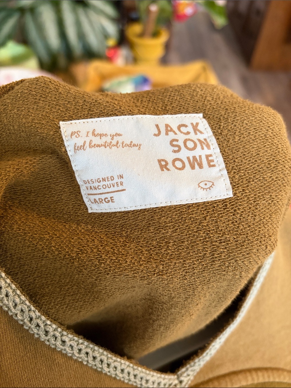 JACKSON ROWE | Mustard Brown Crewneck Sweater - Picture 9 of 12
